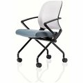United Chair Co Chair, Nesting, w/Arms, 18inx22-1/2inx35in, Fair, 2PK UNCRK3E3RQA01